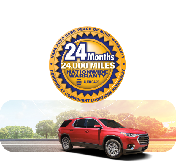 24 Months/24k Miles Warranty Nationwide through NAPA | Archie Auto Repair 