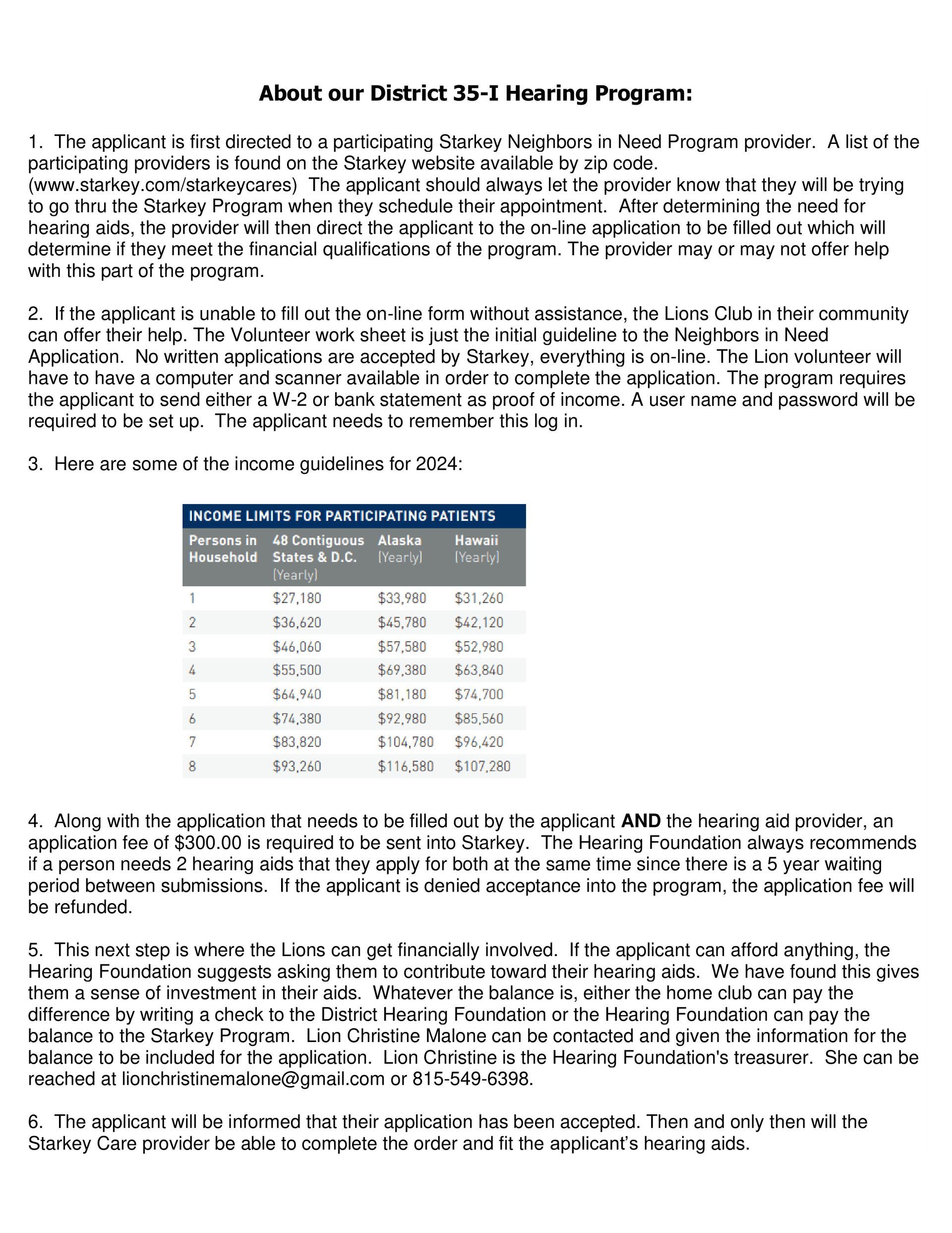 Text describing a learning program with a table of example results and a focus on student progress.