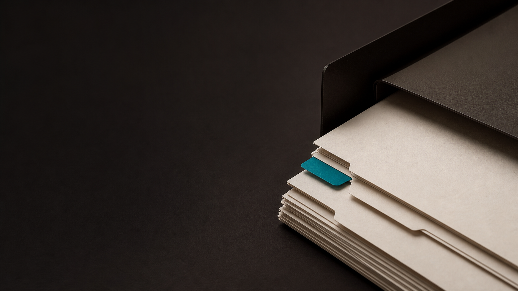 Foundari graphic reading Your inbox should not be your company’s operating system beside stacked bus