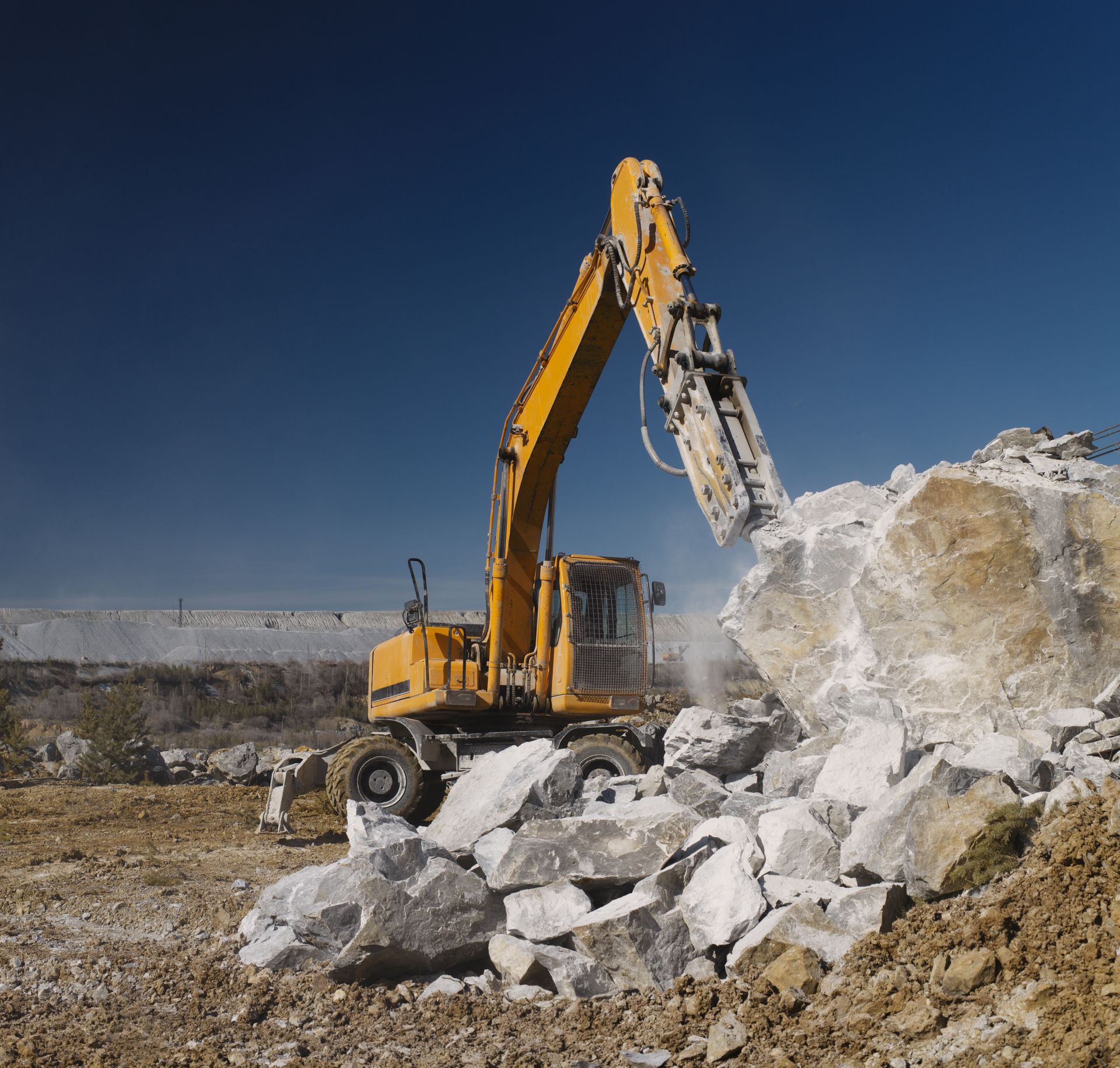 Destroying Big Boulder