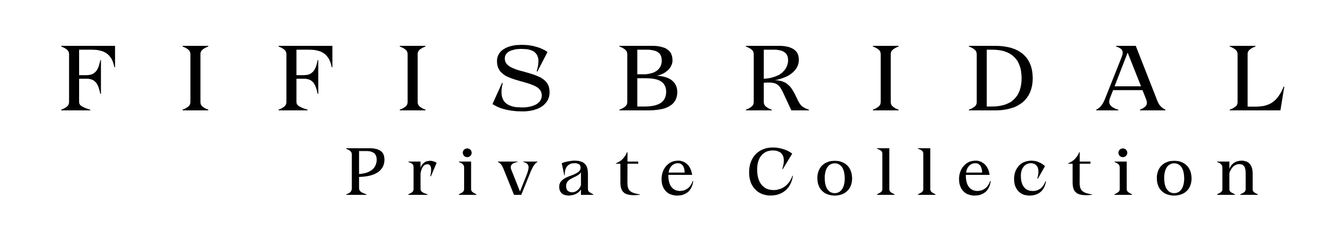FIFI'S BRIDAL logo with “Private Collection” in black text on a light background