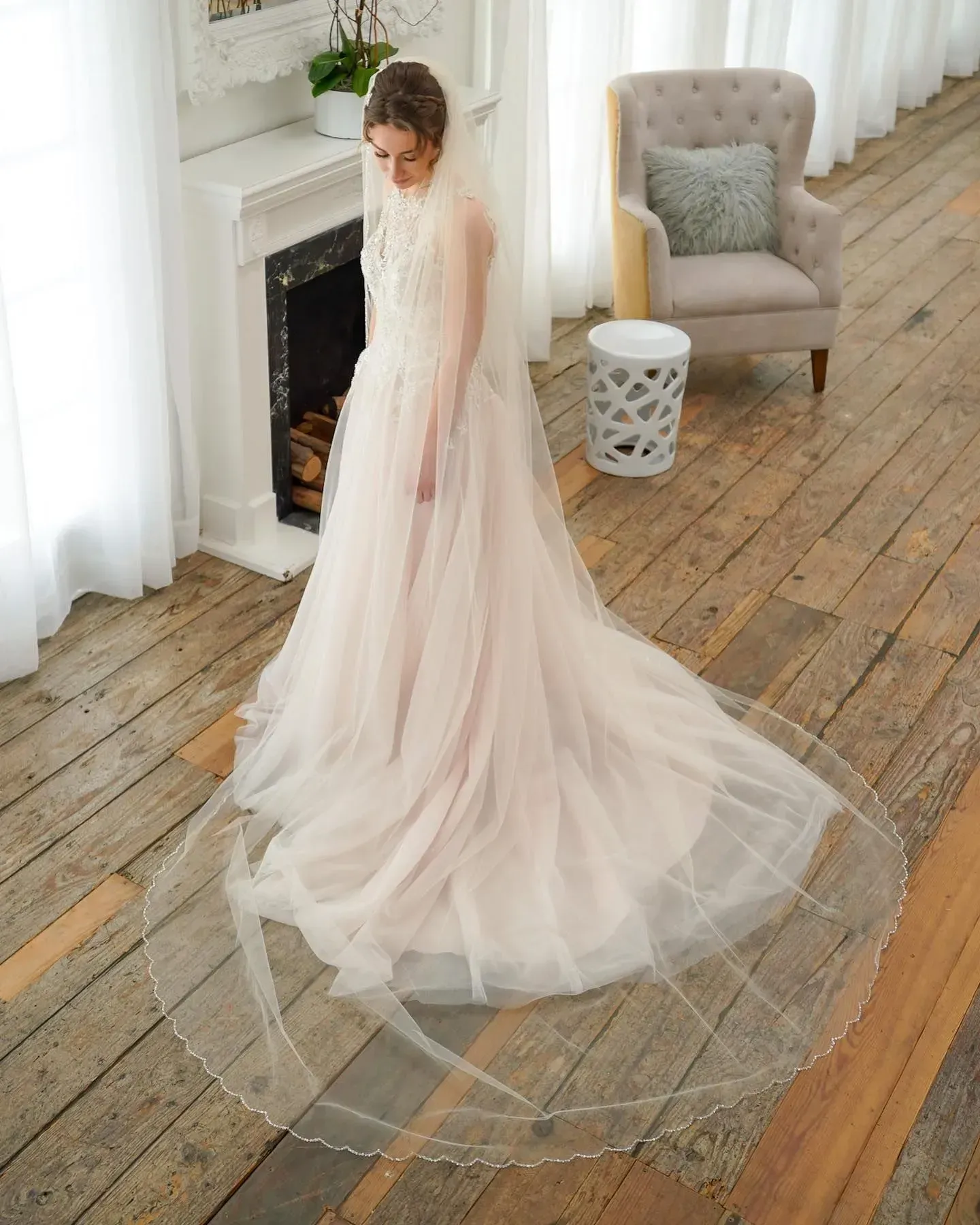 Bridal Veils, Headpieces and Bridal Jewelry at Fifi's Bridal Elmhurst