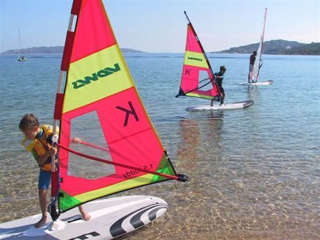 Children Windsurfing