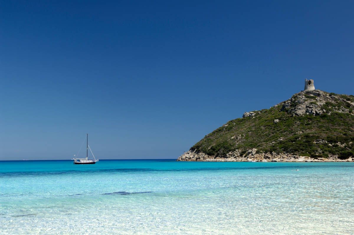 Spiaggia del Simius Villasimius Sardinia