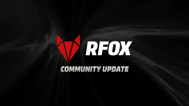 RFOX Community Update with RFOX logo