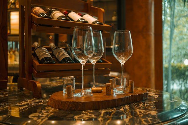 wine glasses