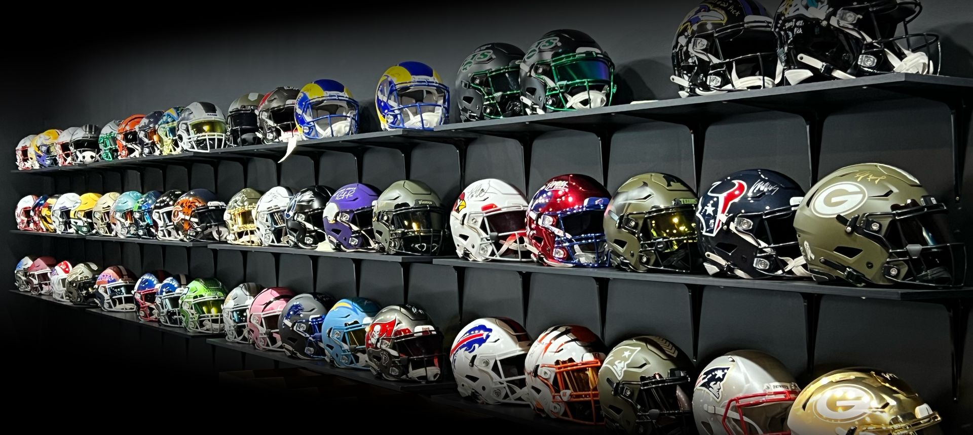 busy football helmets We took these helmets far far away Can you guess these locations?   #starwars #maythe4th #sports #football #americanfootball