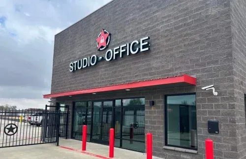 Temple Star Studios entrance inside Temple Star Storage