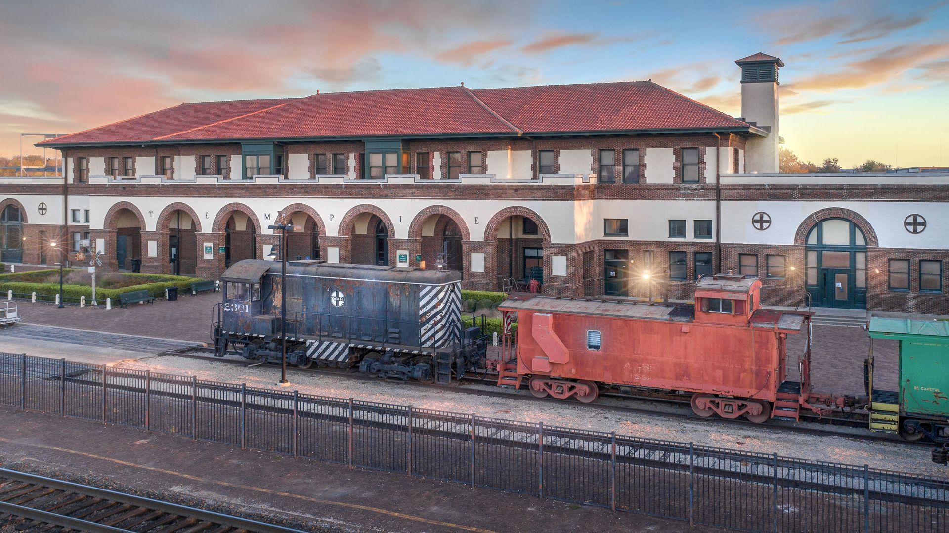 Temple Railroad and Heritage Museum restored depot