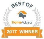 It is a badge that says best of home advisor 2017 winner.