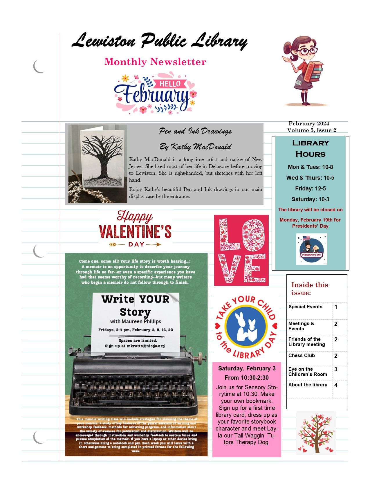 February Library Newsletter February Newsletter
