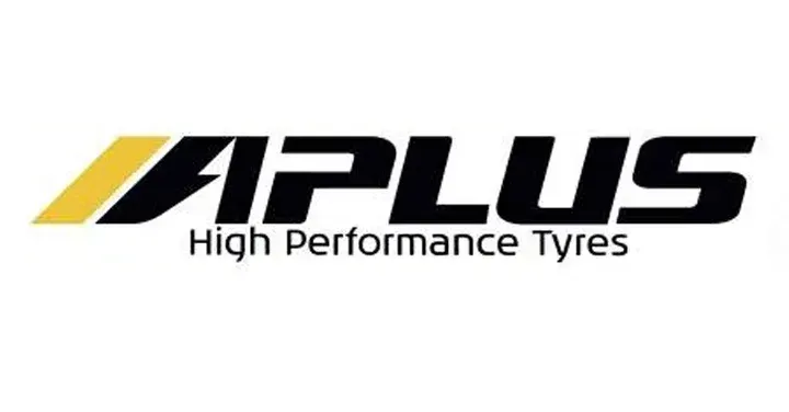 APLUS logo with yellow and black stylized text and the words “High Performance Tyres” below