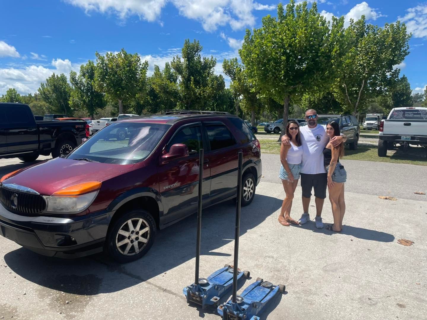 Customer with new SUV tires