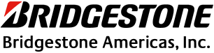 Bridgestone Americas, Inc. logo with red and black text on a white background