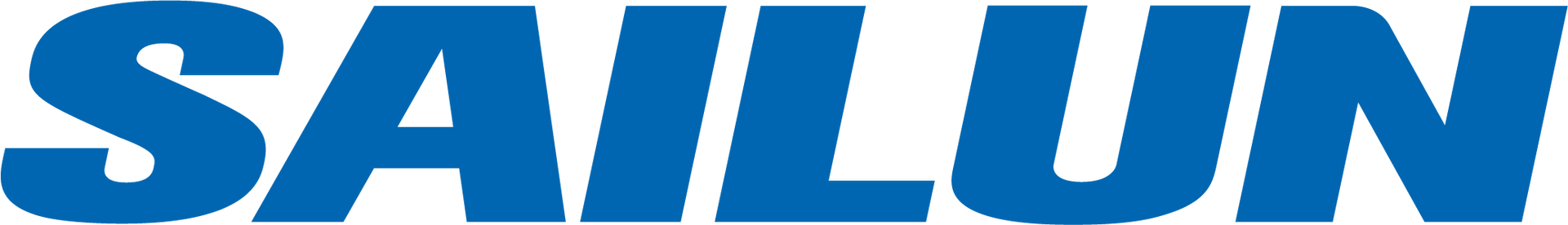 Blue SAILUN logo in bold italic letters