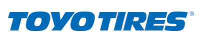 TOYO TIRES blue logo on white background