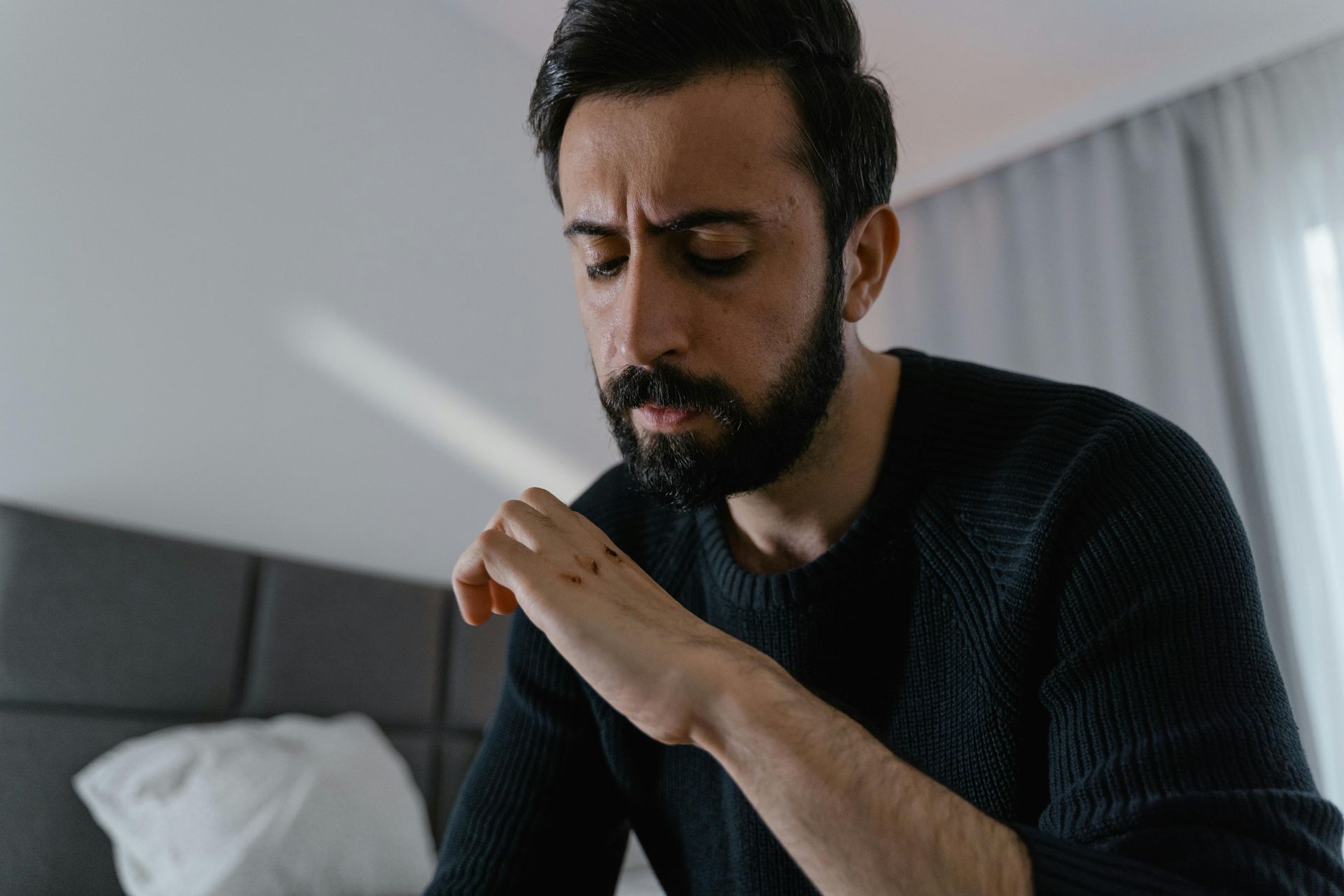Person thinking about whether to make a personal injury claim