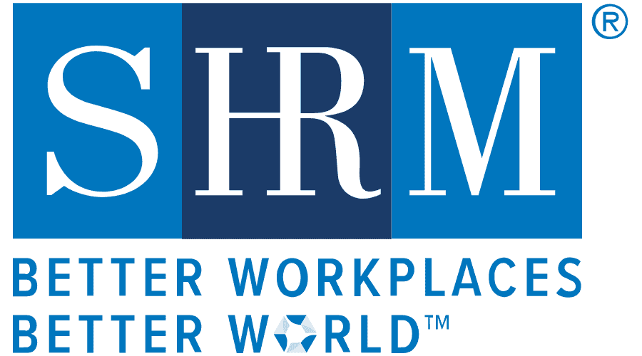 SHRM logo: White