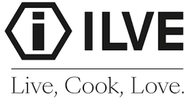 ILVE logo with slogan “Live, Cook, Love.”