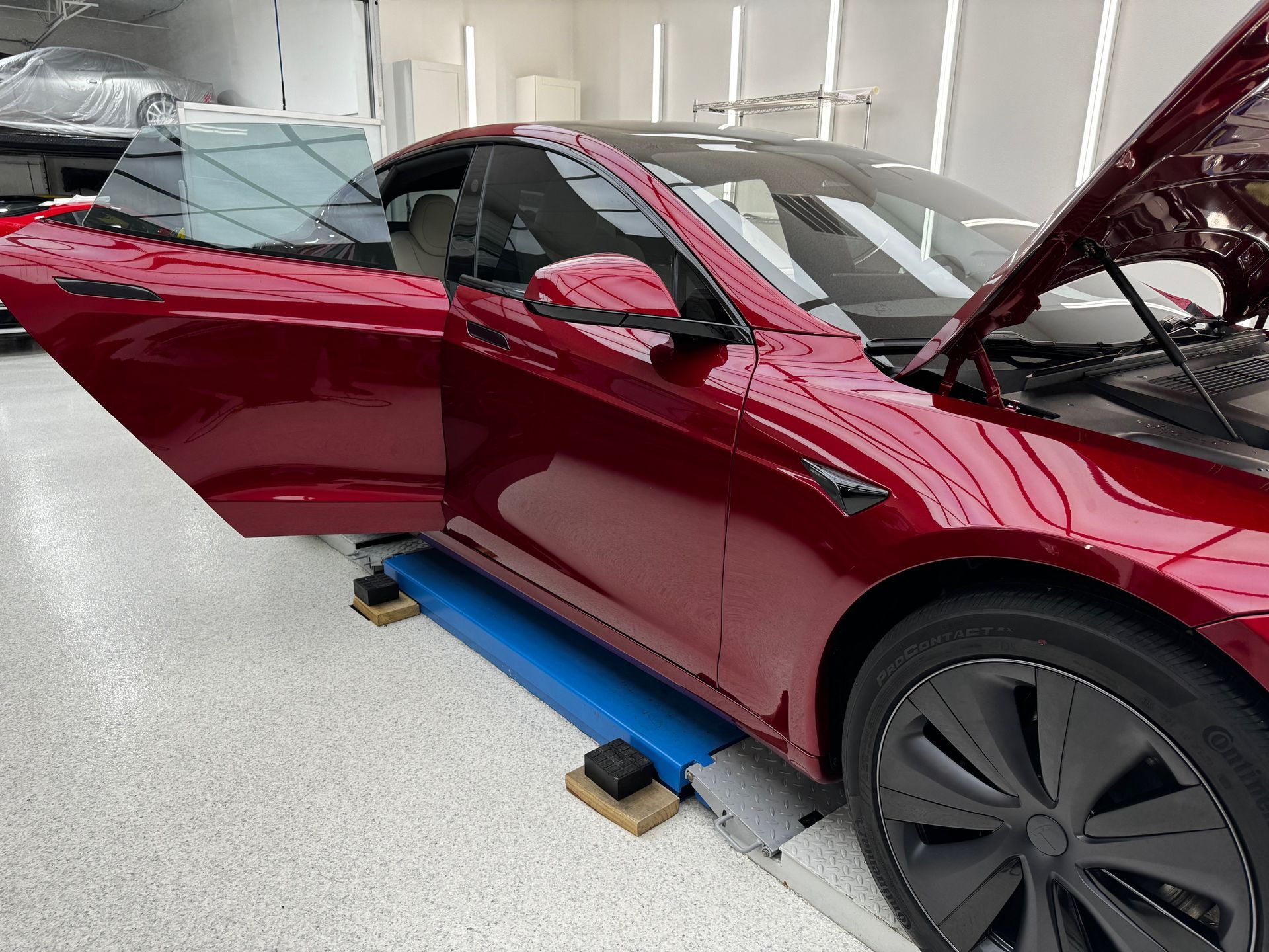 Window Tinting COMPLETED TESLA MODEL S2 Lance Georgekutty
