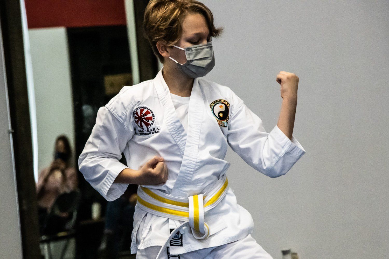 Yellow Belt Karate Student Plano, TX