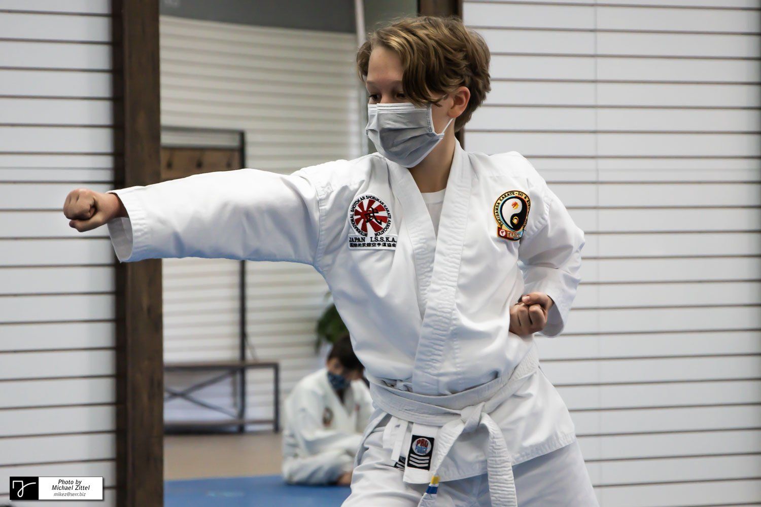 TKA Dojo Karate Belt Testing Sept 201 -White belt testing for Yellow Stripe Belt