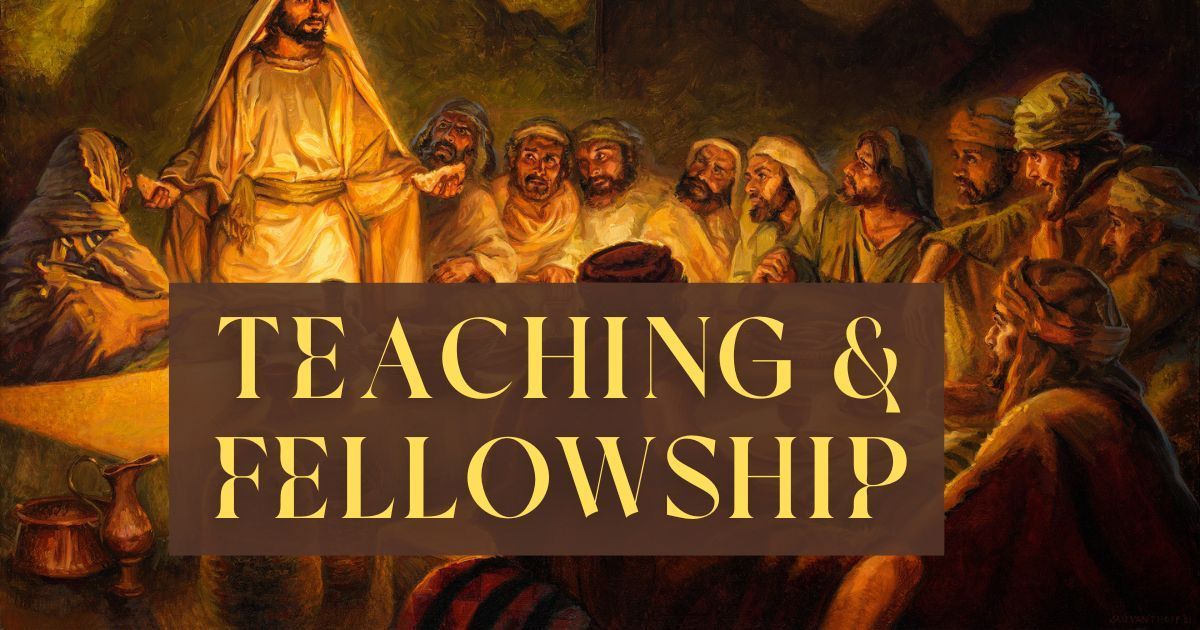 A painting of jesus teaching a group of people.