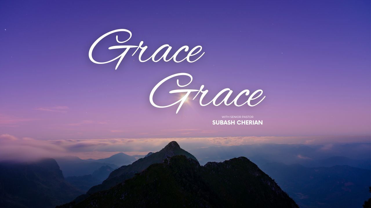 A picture of a mountain with the words `` grace grace '' written on it.