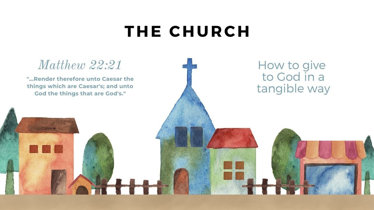 A picture of a church with a cross on top of it