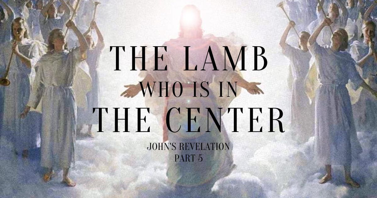 A poster that says the lamb who is in the center