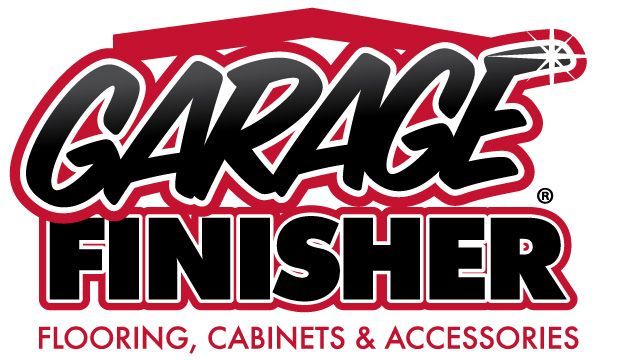Garage Finisher logo: flooring, cabinets and accessories