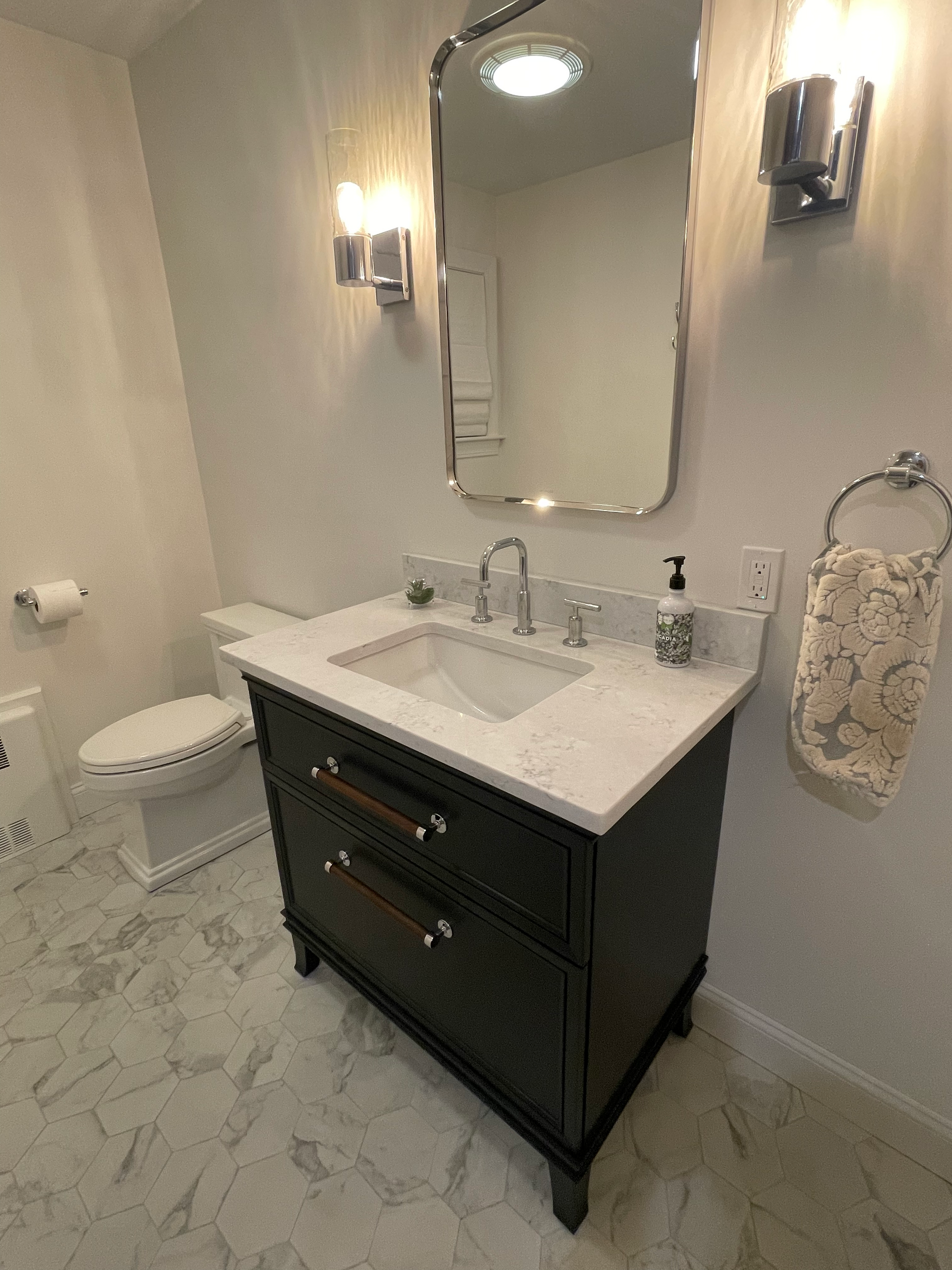 bathroom renovation after