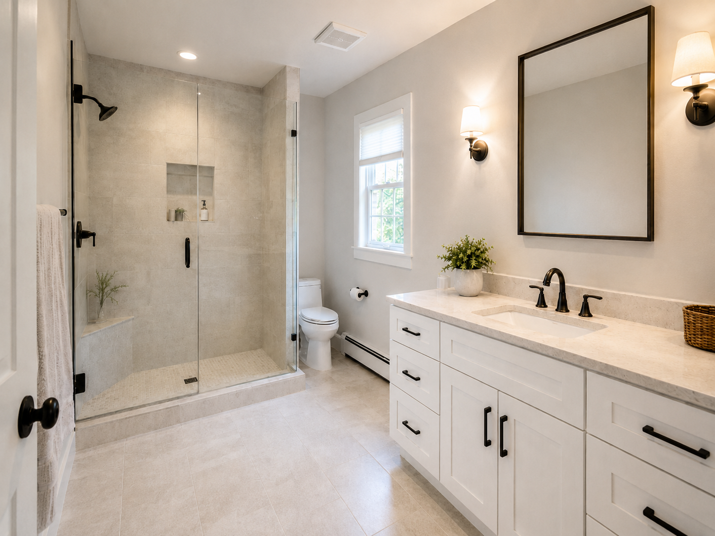 Bathroom in western ma that was remodeled