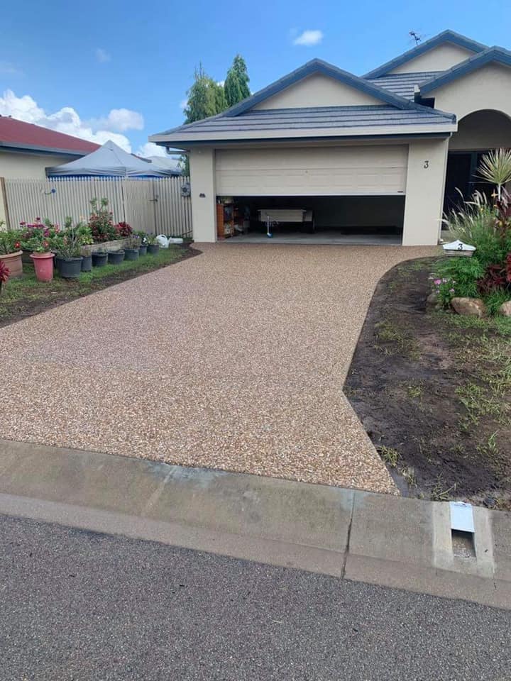 Driveway After Concreted — Outdoor Concreting in Townsville, QLD