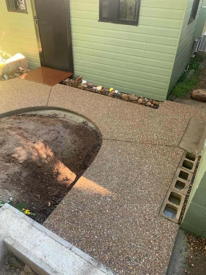Exposed Rock Aggregate For Pathway — Outdoor Concreting in Townsville, QLD