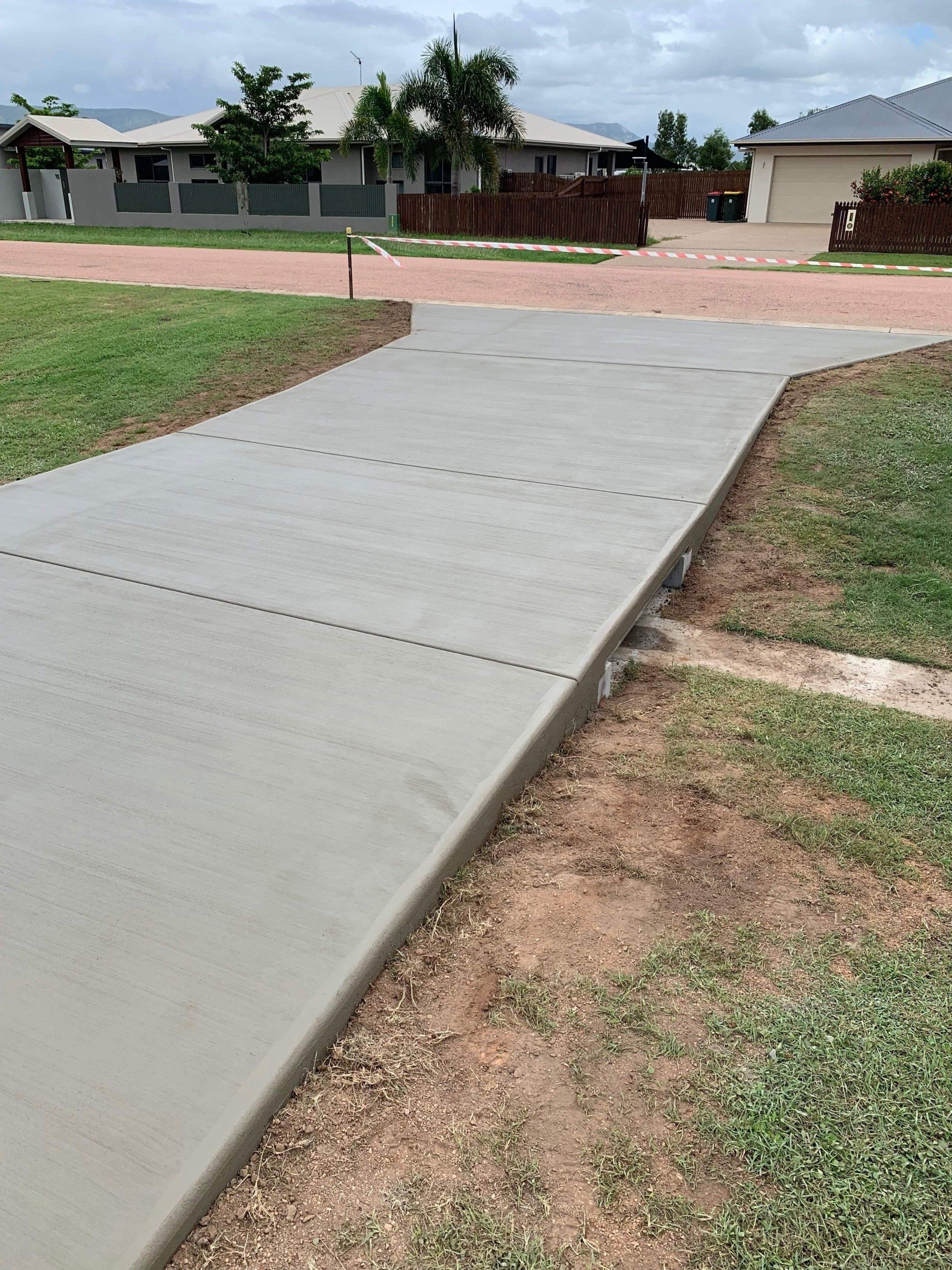 Plain Concrete For Driveway — Outdoor Concreting in Townsville, QLD