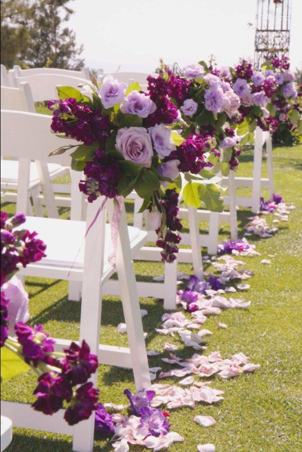 Chairs with Flowers — Redlands, CA — Hockridge Florist