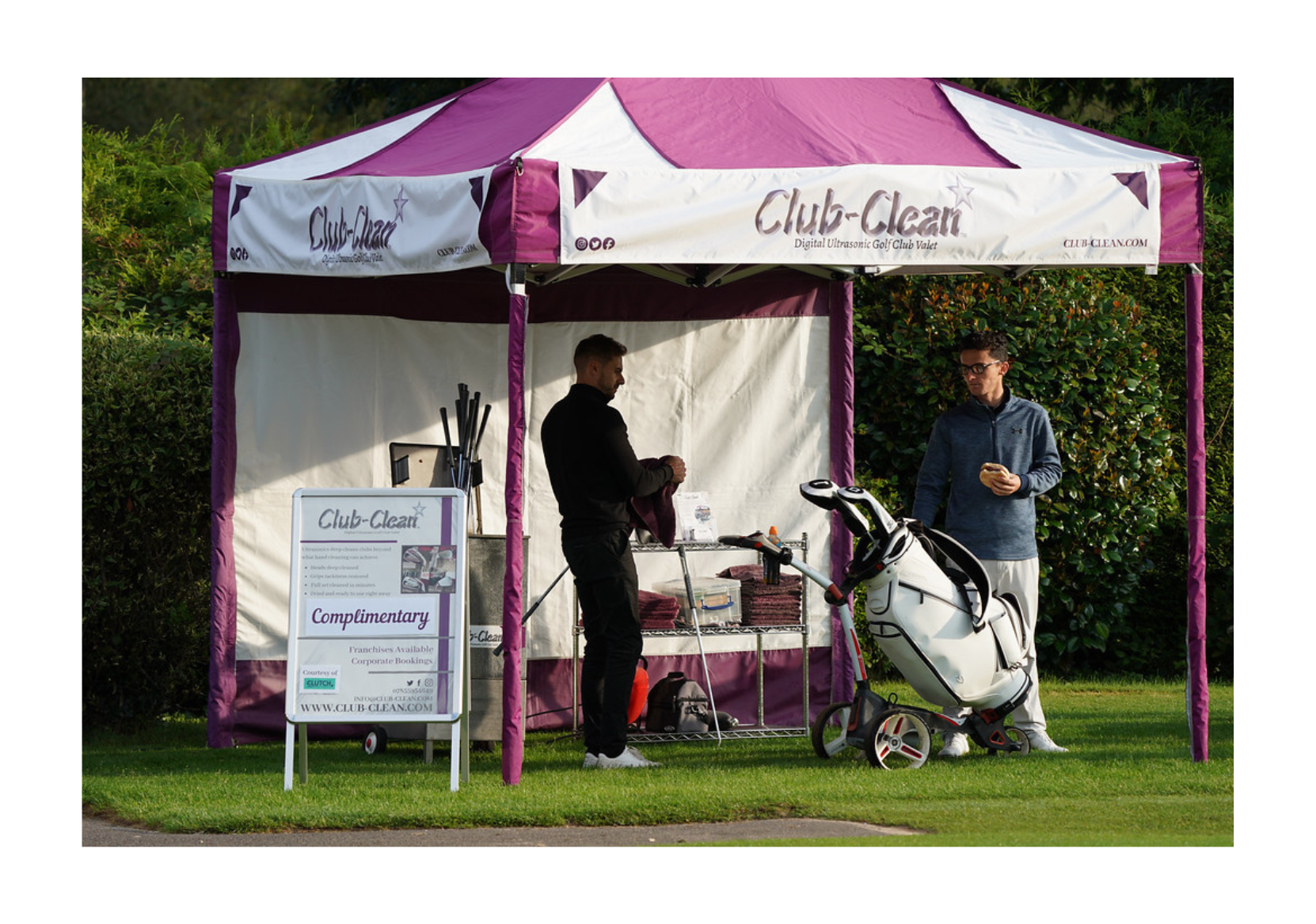 Corporate golf club cleaning service, Woking