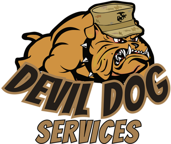 Devil Dog Services logo - veteran-owned dumpster rental Phoenix AZ