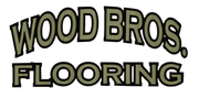 Wood Bros. Flooring logo with bold black and gold text on a white background