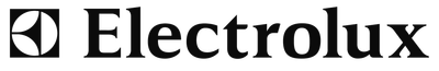A black and white electrolux logo on a white background