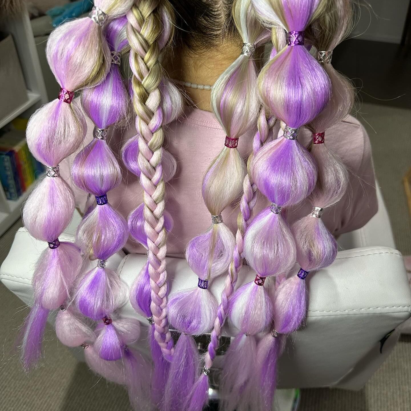 Light Purple Braids — Sweet Parties & Braids in Tatton, NSW