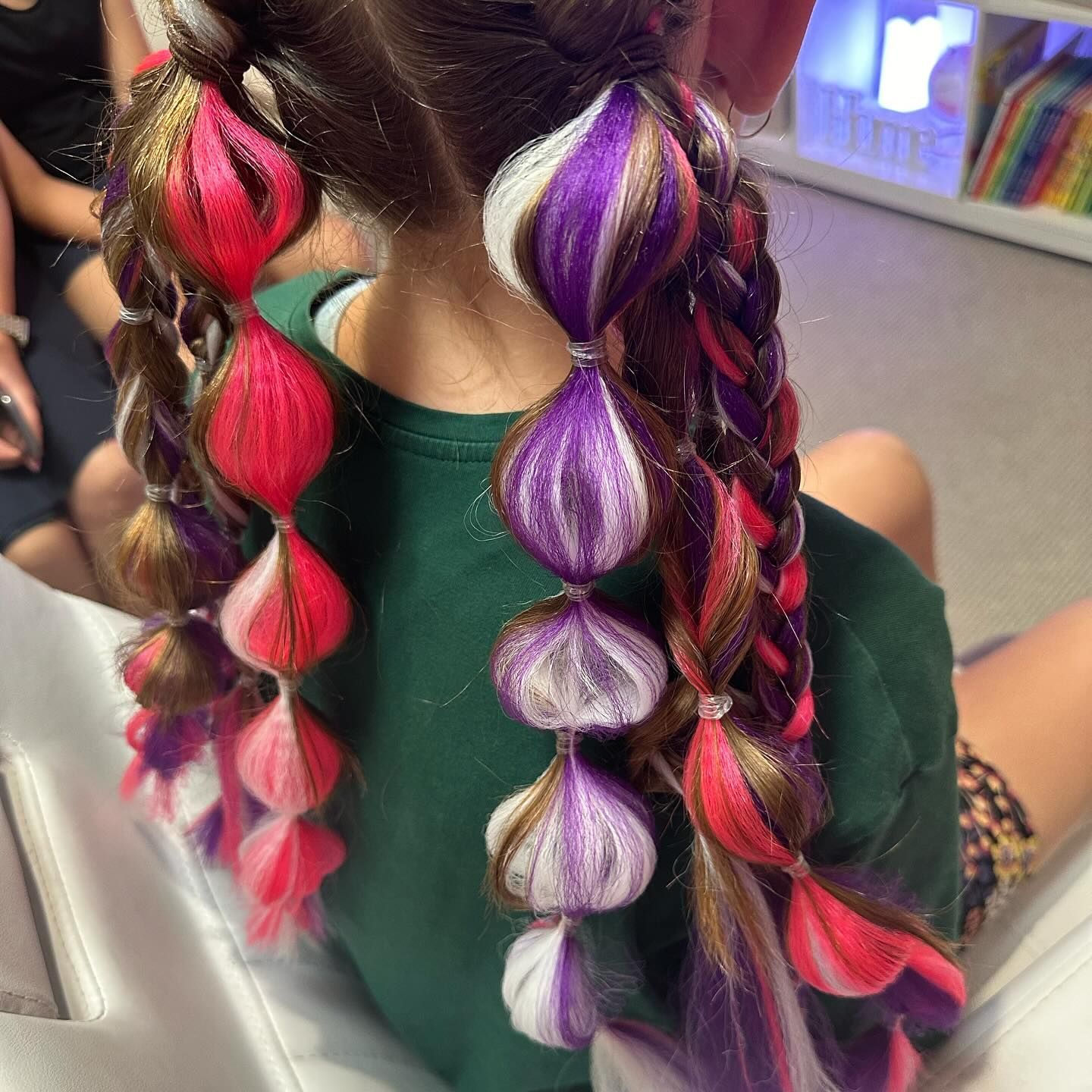 Purple and Red Braids — Sweet Parties & Braids in Tatton, NSW