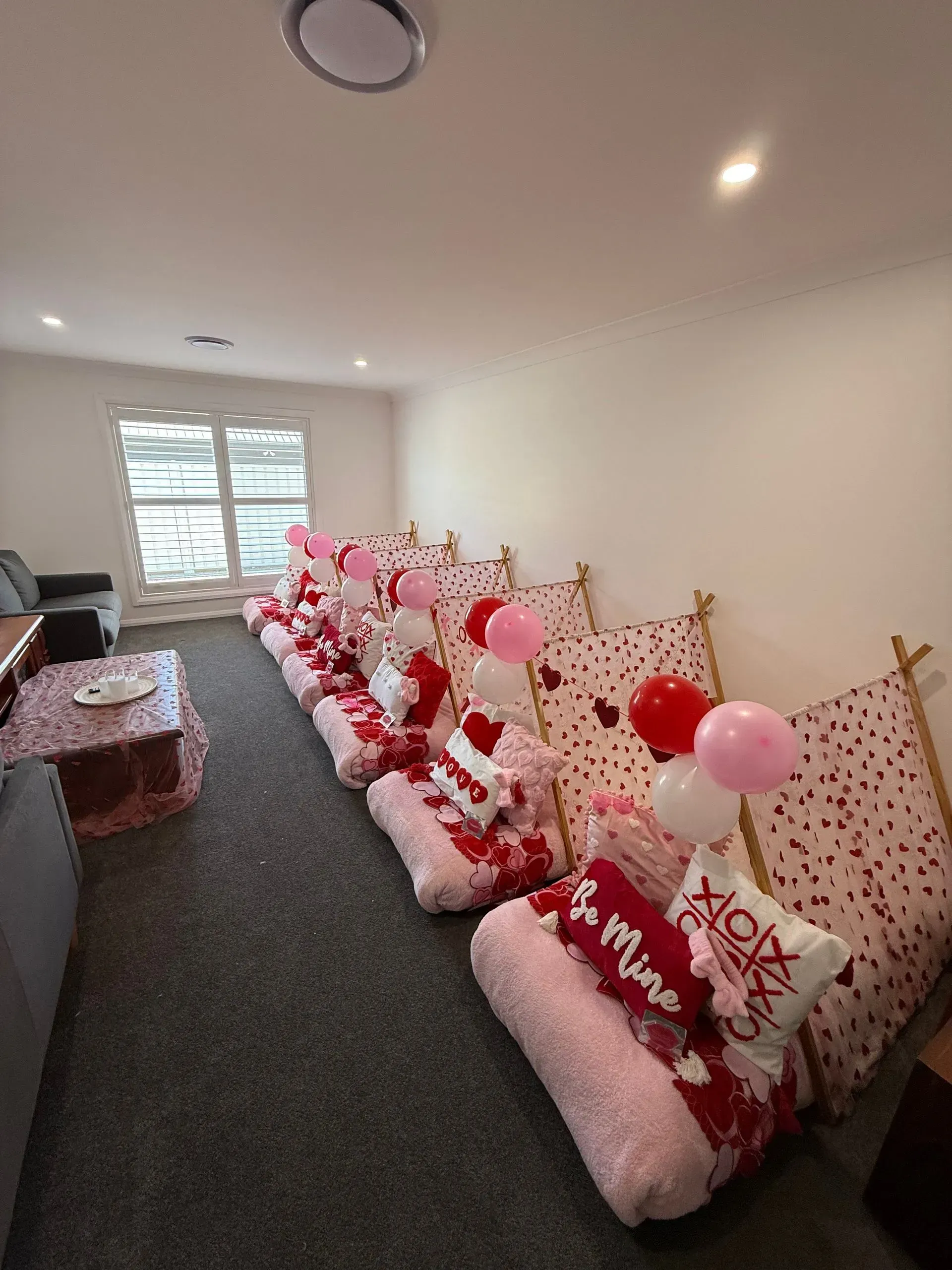 Pink and White Valentine’s Day Gift Baskets — Sweet Parties & Braids in Tatton, NSW