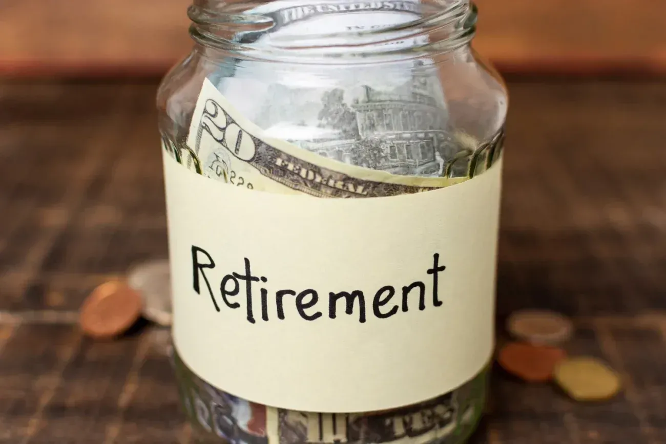 Glass jar labeled