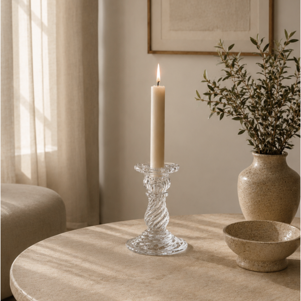 Candelabro vidrio 10*7