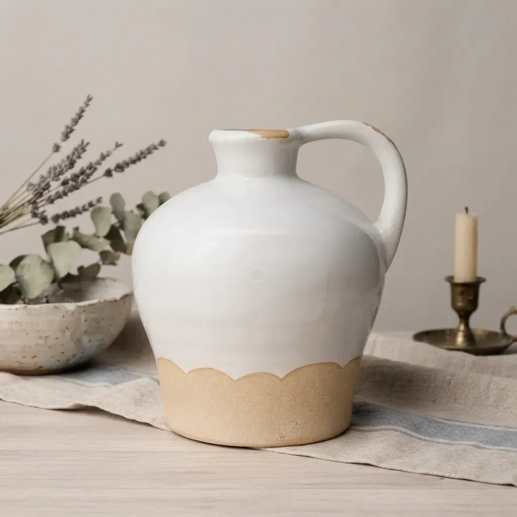 CÀNTARO BICOLOR DE CERAMICA