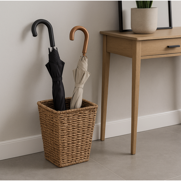 Cesto de Seagrass y Metal