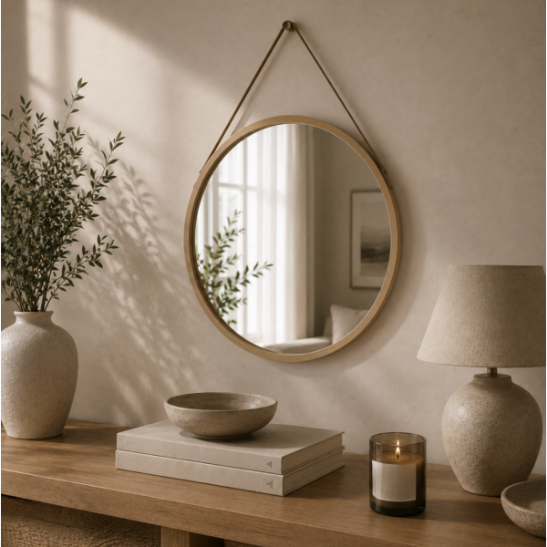 Espejo diseño bambu 50 cm