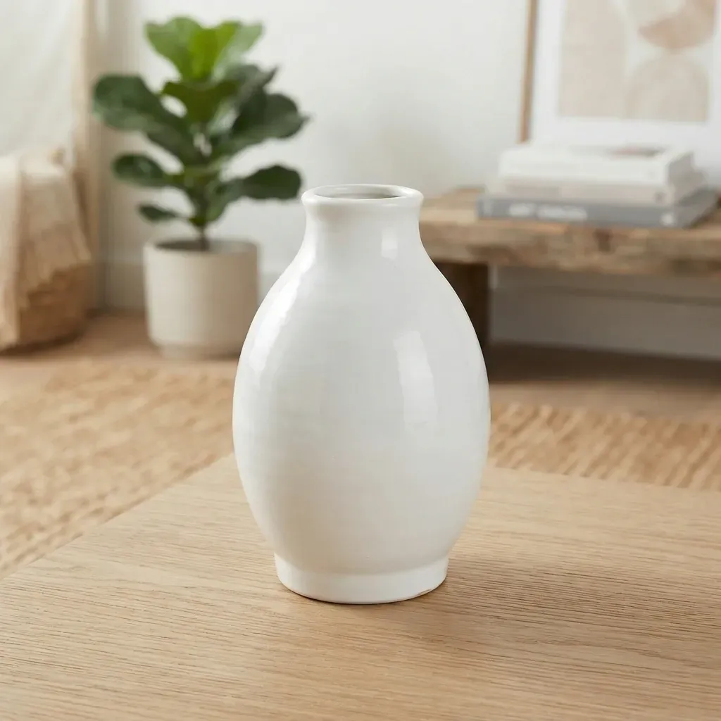 FLORERO BOMBE WHITE